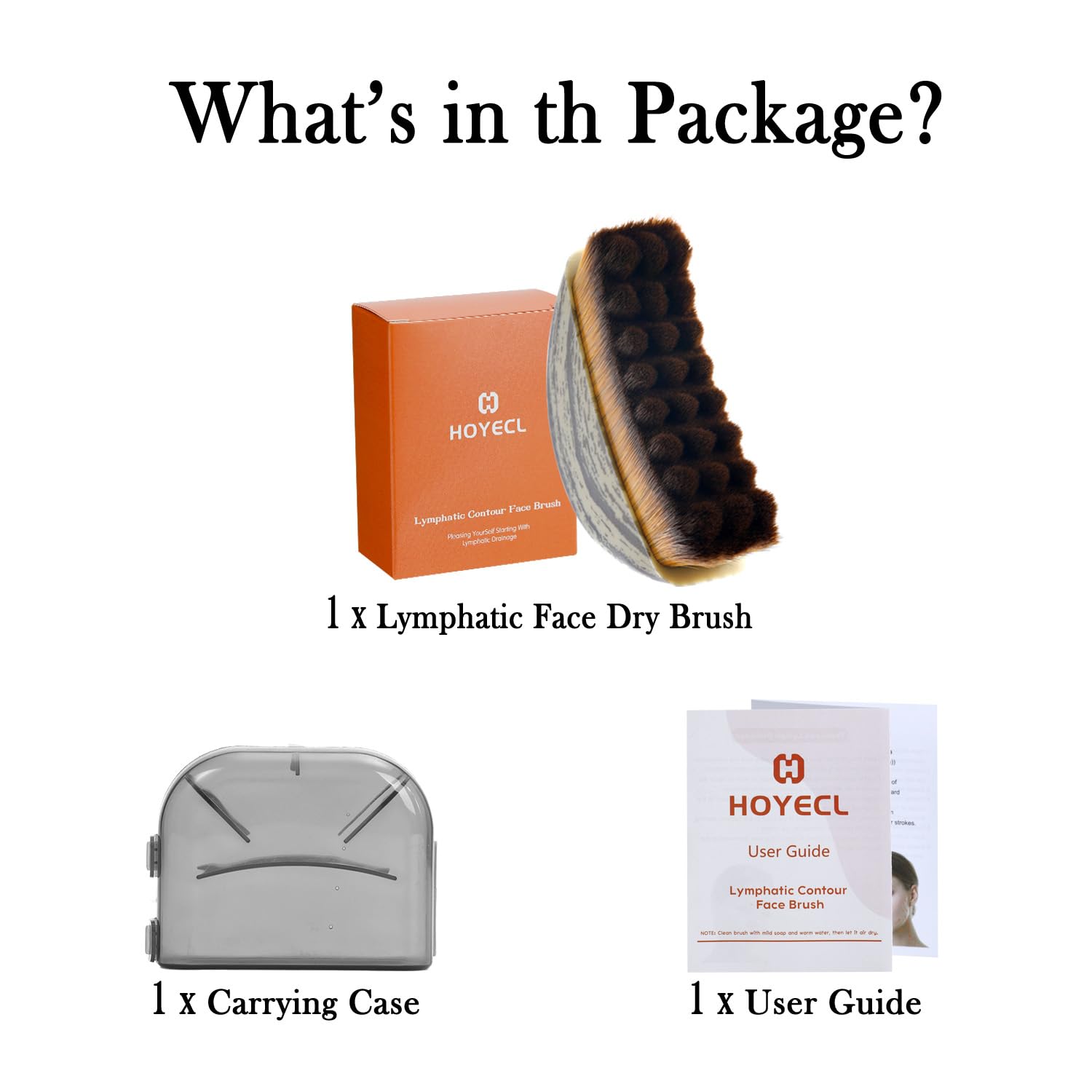 HOYECL étui portable pour emporter la brosse en voyage.