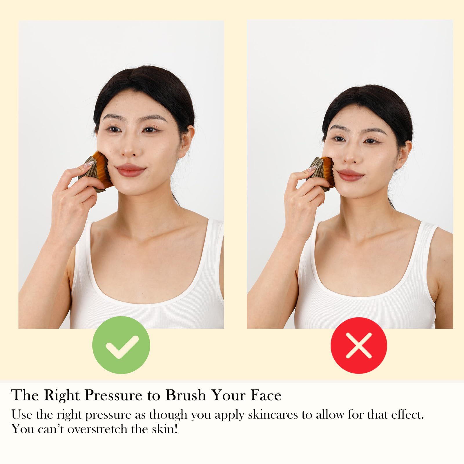 HOYECL brosse visage nettoyage rapide et hygiène facile.