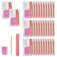 Hozziii kit manucure jetable rose, emballage individuel et pratique.