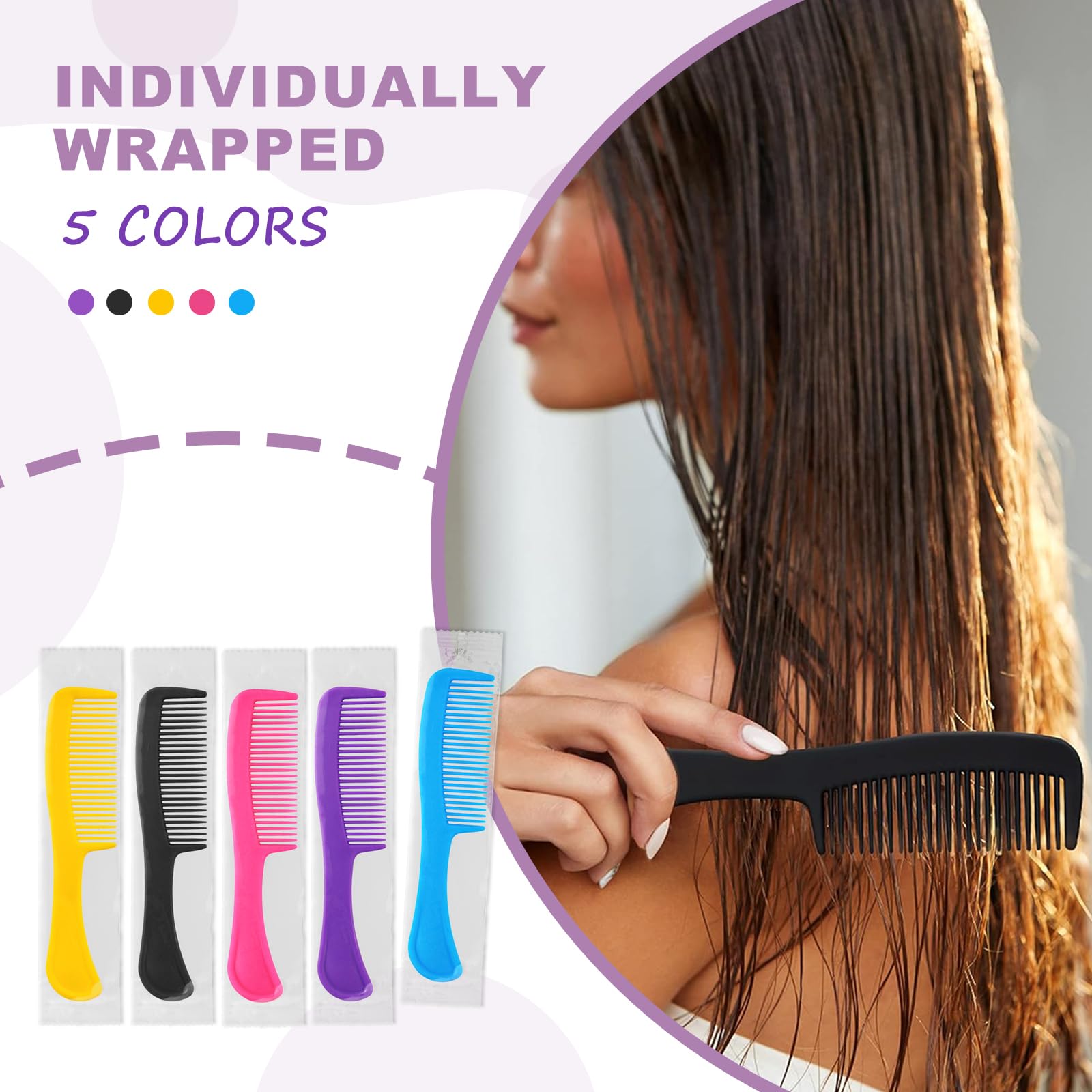 HQSLsund peignes colorés, couleurs vives pour assortir tenues et coiffures