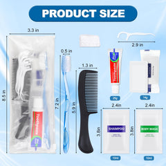 HQSLsund shampoing et gel douche de 10 ml au parfum léger.