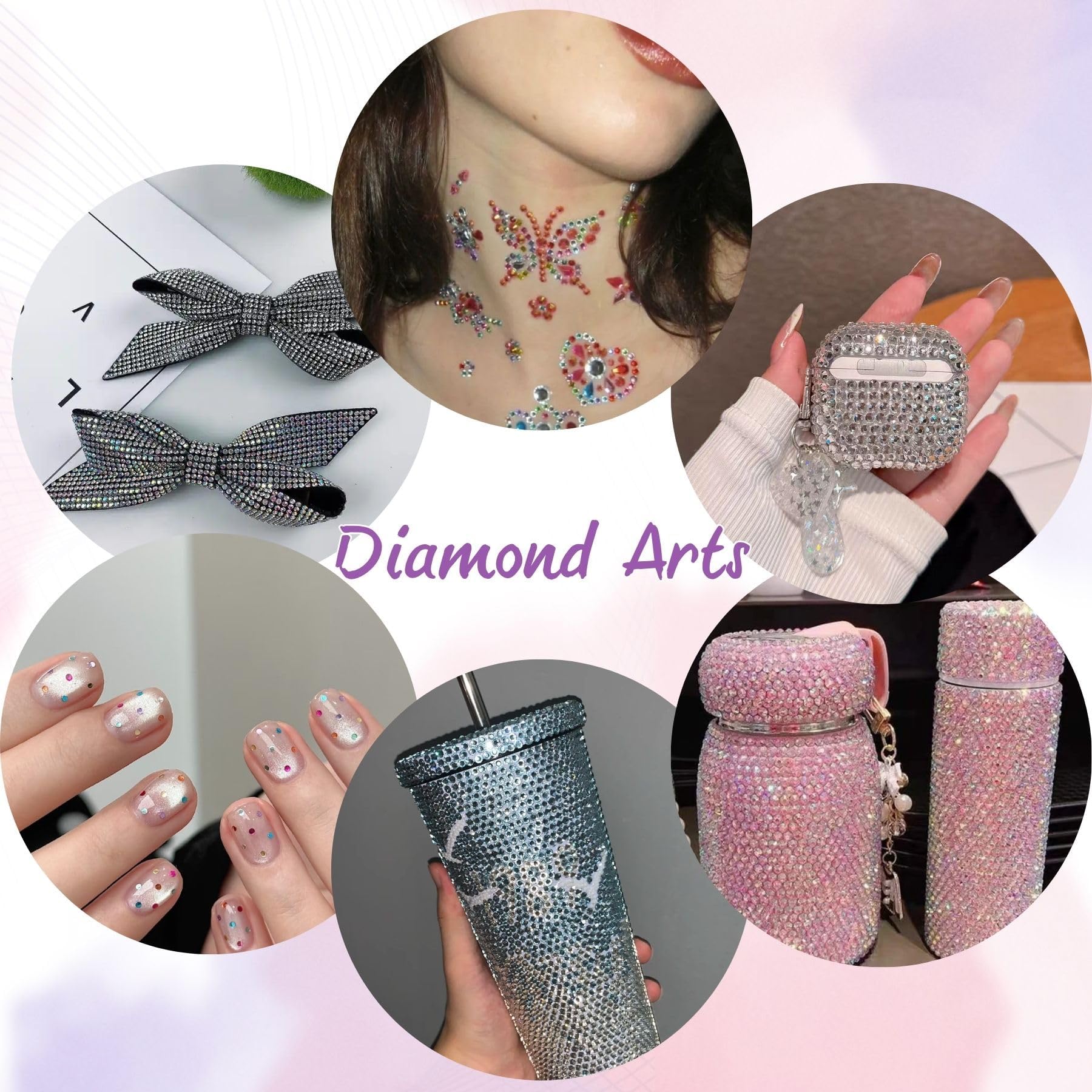 Effet AB brillant HRLbrc sur bijoux et décorations