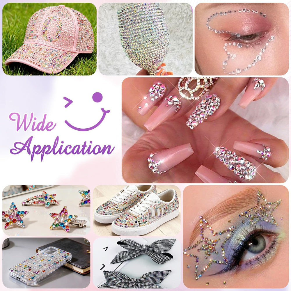 Coffret HRLbrc 32 rangées contenant 37 000 strass pour projets DIY