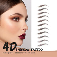 Hrnytdek sourcils tatouage application rapide, tenue résistante à l eau toute la journée