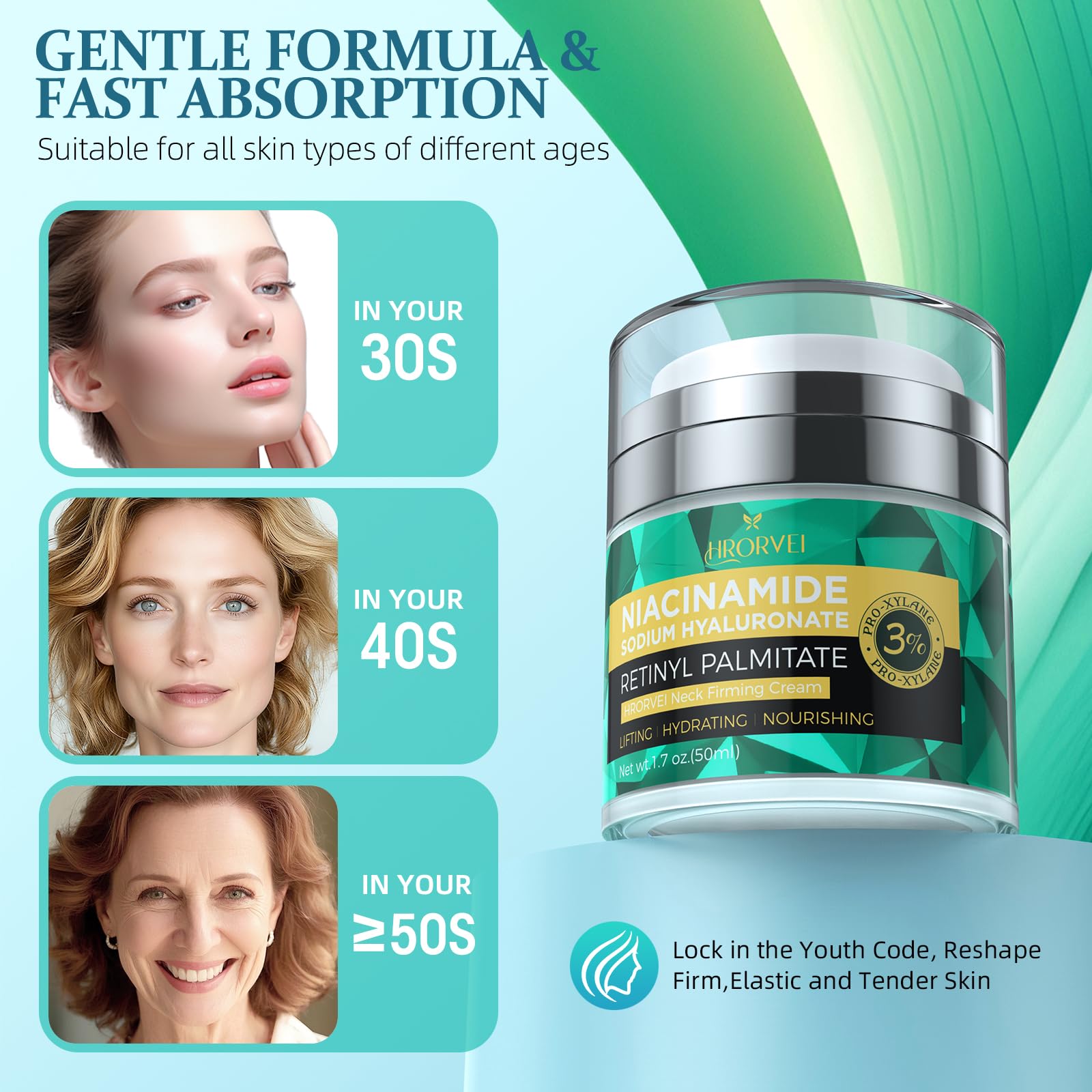 Hrorvei air-sealed pump preserves potency and easy dispensing