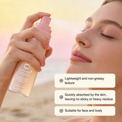 HRTTUO brillance hydratante – visage et corps avec fini lumineux subtil.