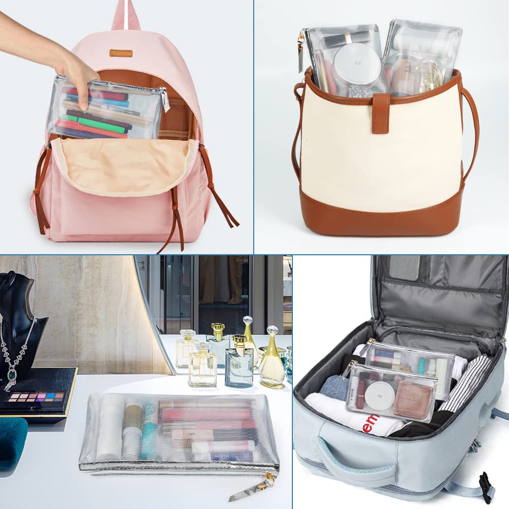 HRX Package accessoire voyage maille argentée, aperçu clair et organisé.