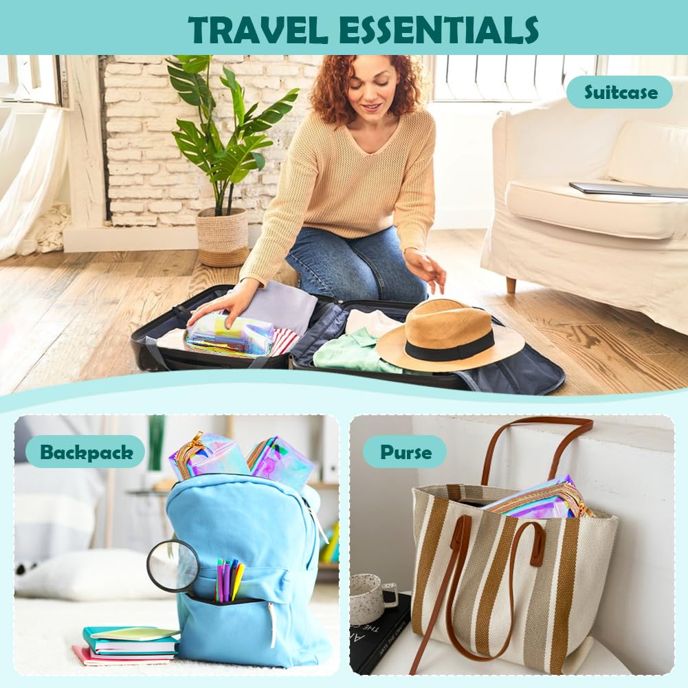 Pochette essentielle maquillage HRX Package, rangement compact pour voyage