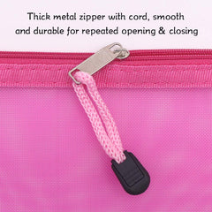 HRX Package pochette mesh A5 rose usage voyage, idéale pour organiser vos essentiels