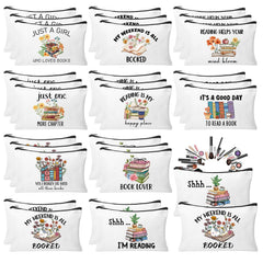 HSDSH sacs-maquillage-livre-ensemble, rangement pratique pour voyage et cadeaux.