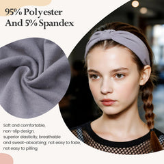 Bandeaux HSEM nœud doux, textile confortable pour une utilisation prolongée.