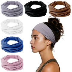 Bandeau HSEM pour femmes, pack 6 couleurs, accessoire polyvalent.