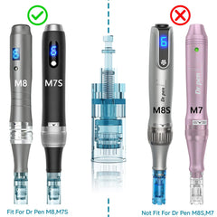 HSENBK cartouches micro-aiguilletage Dr Pen M8 16-pin 0,25 mm utilisation sûre