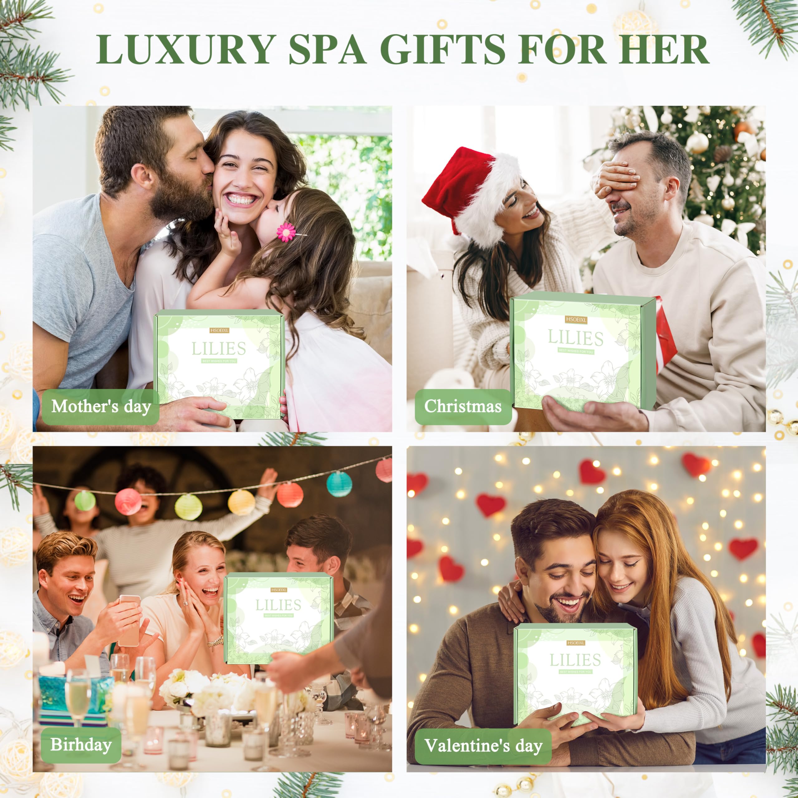 HSOEIXL fleur artificielle lys, déco élégante pour spa à domicile.