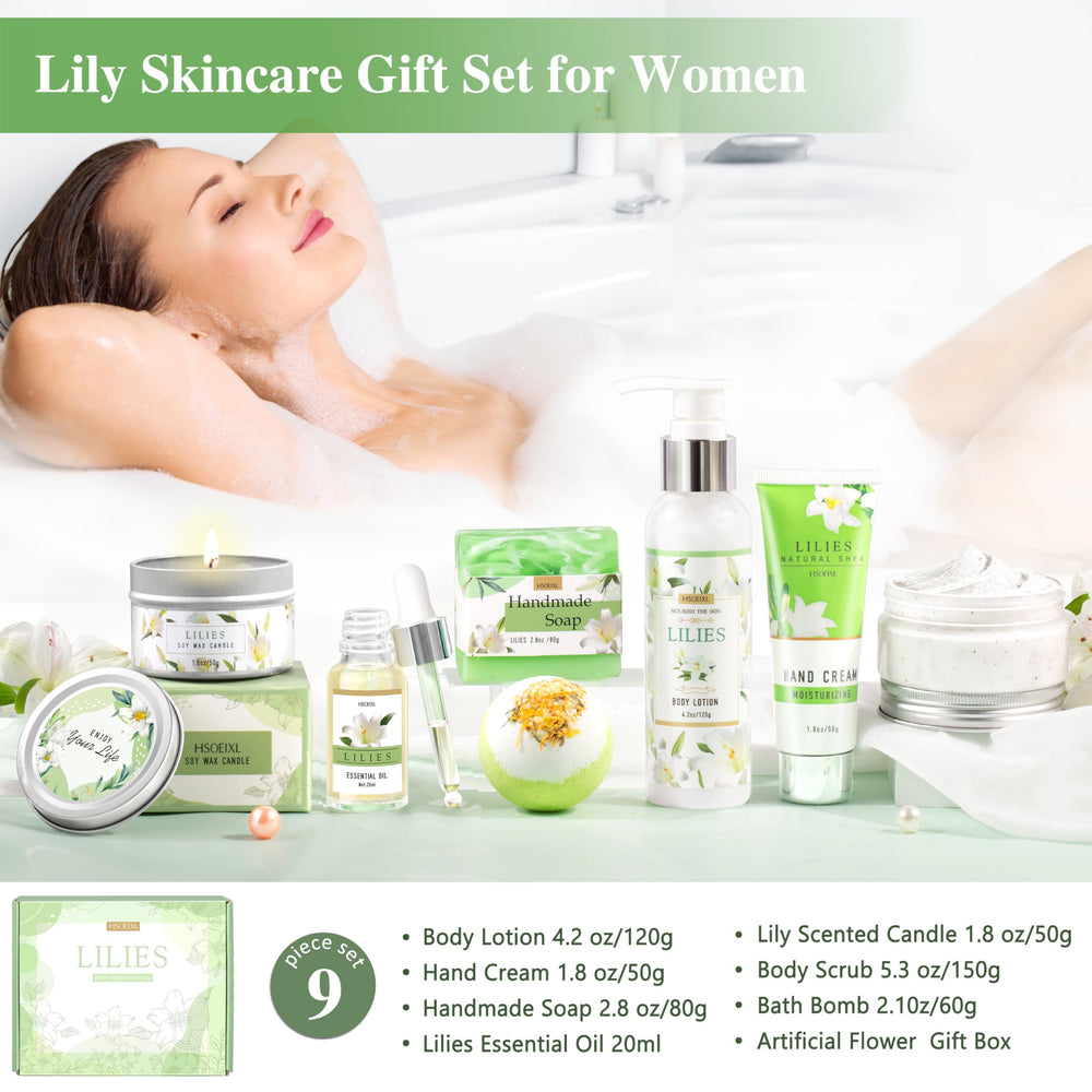 HSOEIXL savon lys, soin doux et parfum frais.