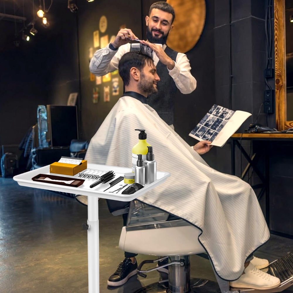 HSONBIUTY plateau salon avec bouton de réglage pour ajuster rapidement la hauteur.