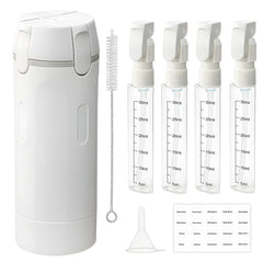 HSXCCL bouteilles voyage 4 en 1 sans fuite, compactes et pratiques.