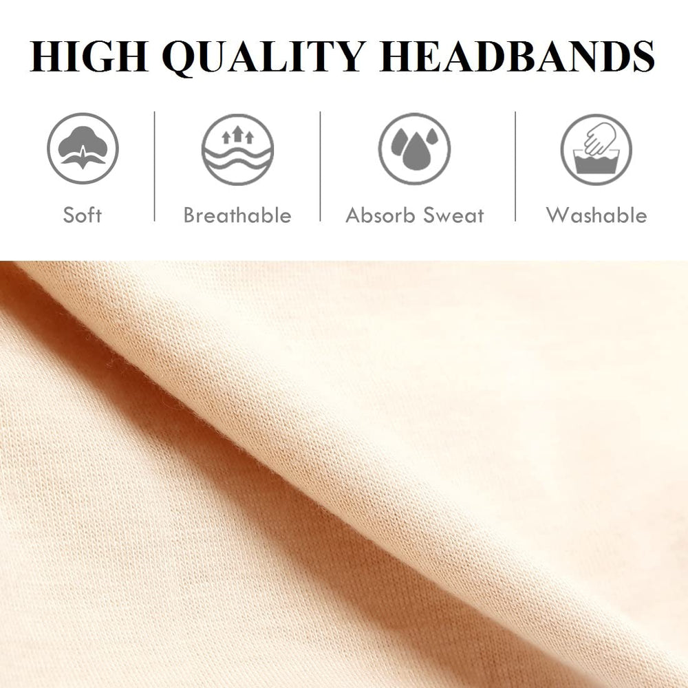 Huachi bandeau-absorption-transpiration : évacue la sueur pour une tenue nette