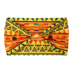 Huachi bandeau-cheveux antidérapant avec noeud africain pour entraînement et yoga.