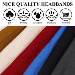 Huachi bandeau bleu à noeud frontal, apparence variée et confort tout au long de la journée.