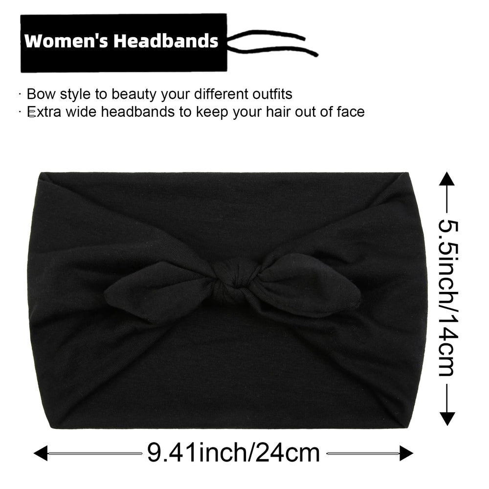Huachi bandeau cheveux, nœud ample, porté devant ou derrière