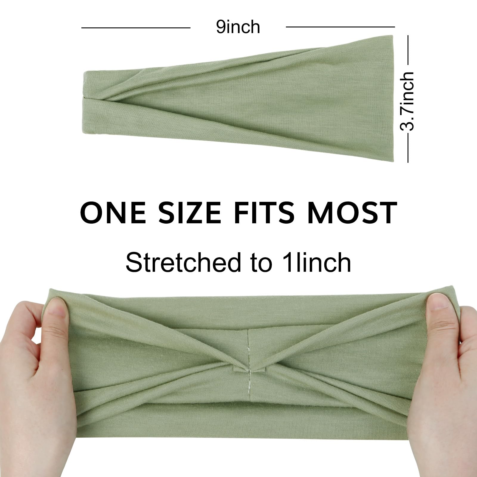 Huachi bandeau usage sport, pratique pour course et étirements.