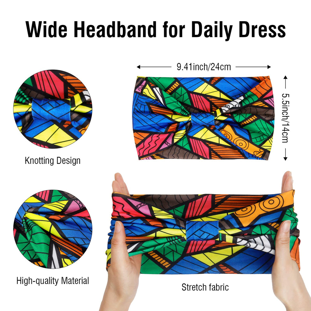 Huachi bandeau imprimé africain, style boho, ajout élégant à votre tenue.