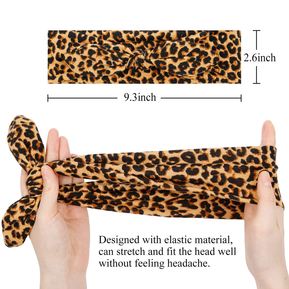 Bandeau Huachi noeud boho imprimé, élégant et polyvalent pour sortir ou faire du sport.
