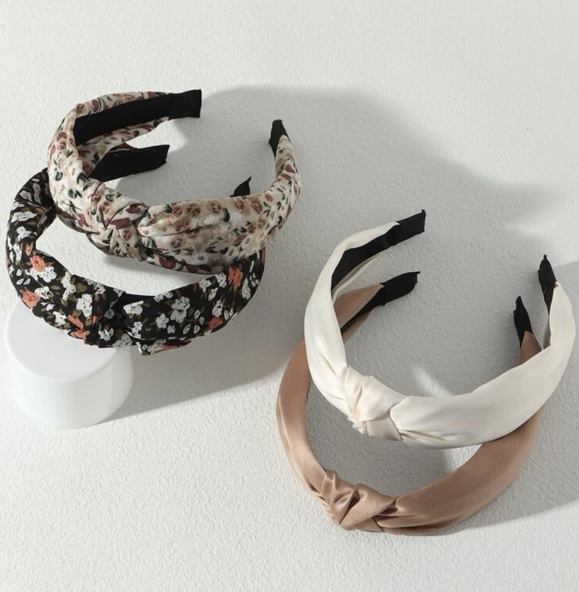 Huachi bandeau noué café clair, maintien confortable et look chic