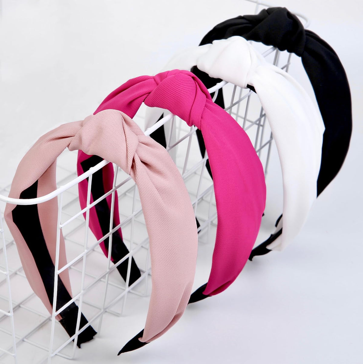 Huachi bandeau tête noeud pâle : maintien confortable sans glissement