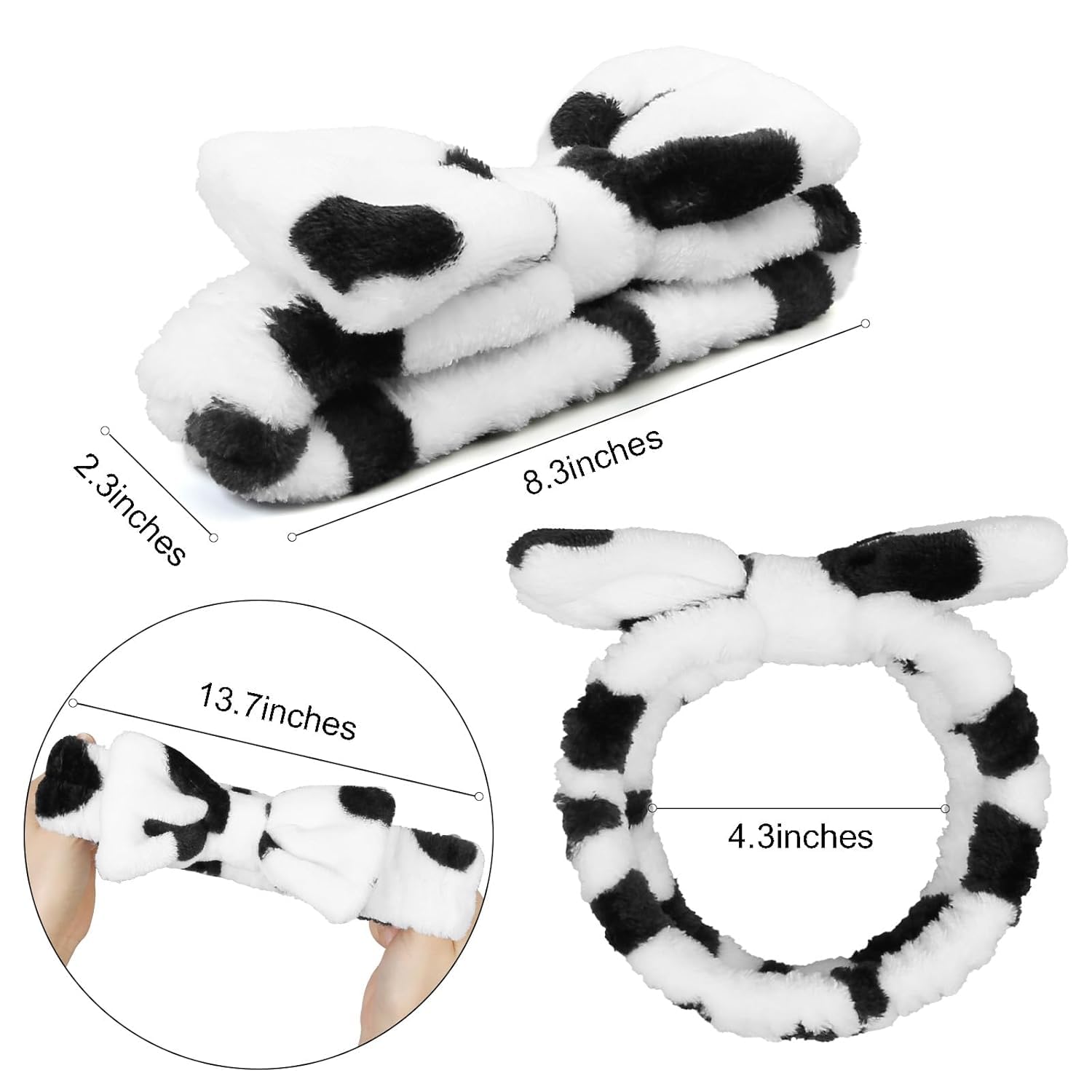 Huachi tissu peluche offre douceur et confort pendant le soin du visage.