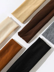 Huachi bandeau elastique marron, confort quotidien pour le sport.