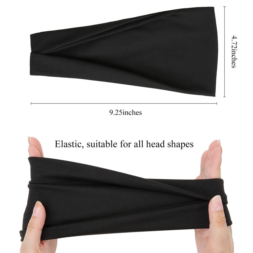 Huachi bandeau yoga confort, maintient les mèches sans serrer lors des étirements.