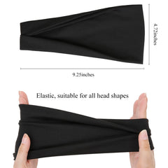 Huachi bandeau yoga confort, maintient les mèches sans serrer lors des étirements.