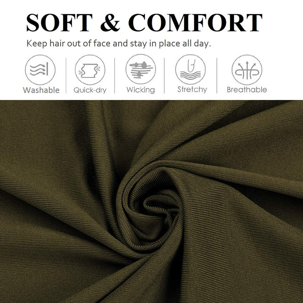 Bandeaux Huachi gris pour sport, confort durable et gestion efficace de la transpiration.