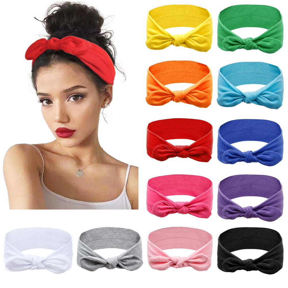 Huachi bow headband avec nœud élégant pour un look quotidien confortable.