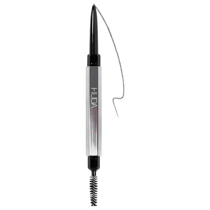 Crayon Microshade Huda pour sourcils : pointe fine pour un fini naturel