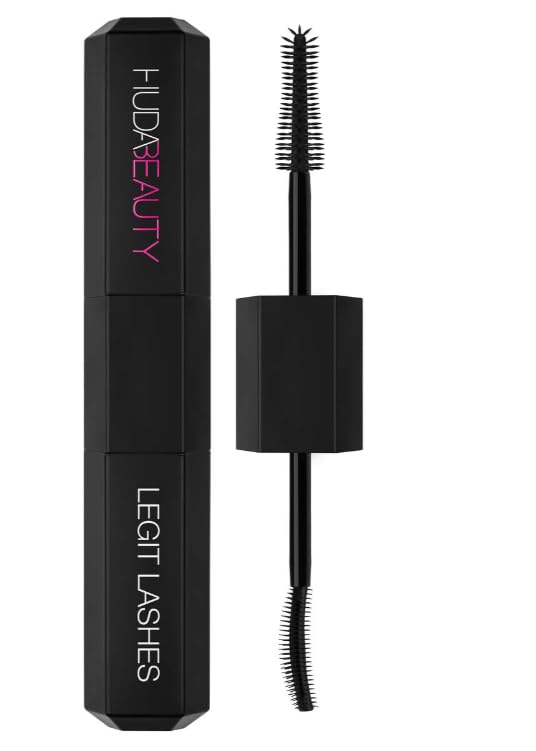 Huda Legit Lashes mascara double brosse volume et longueur, effet volumisant durable