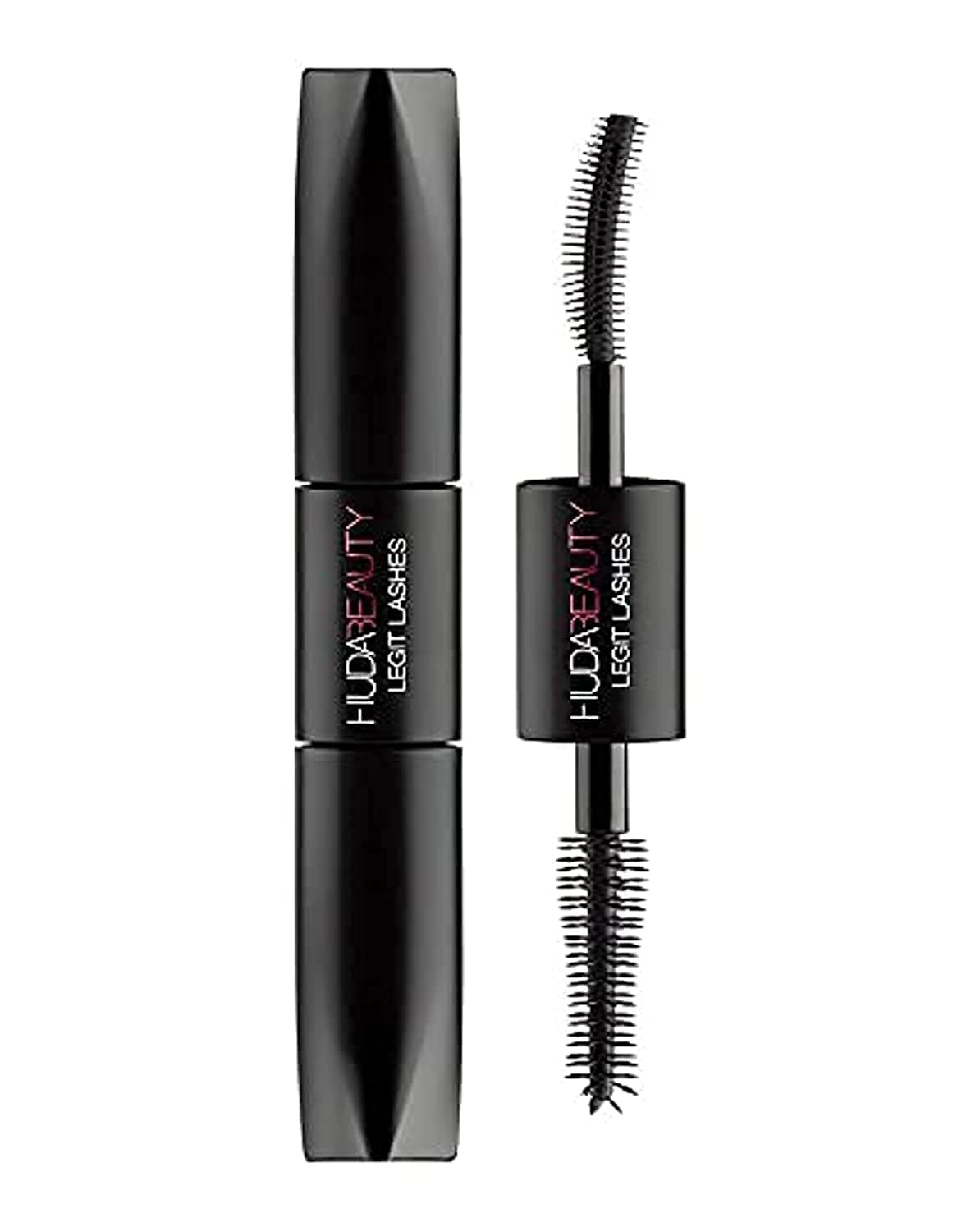 Huda Legit Lashes Volume avec brosse pour un regard volumisé.