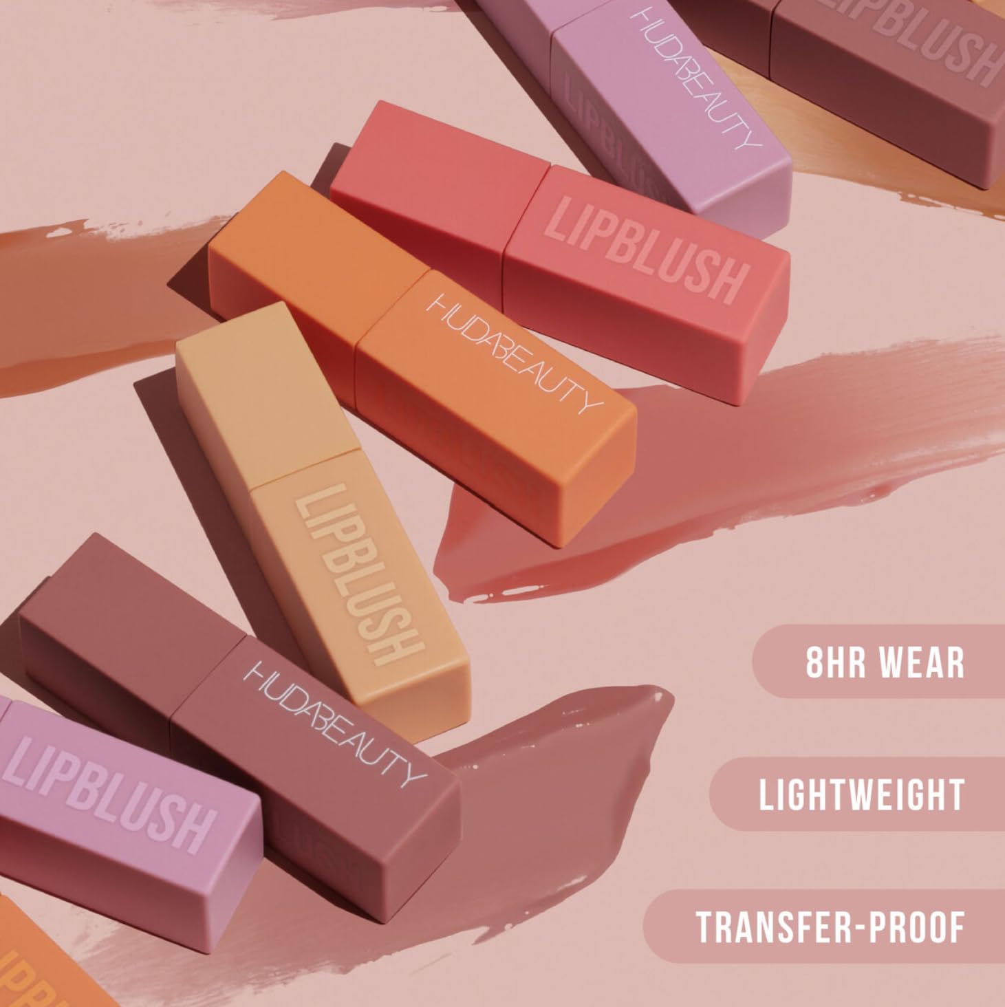 Huda Lip Blush Rosy Kiss usage lèvres et joues rapide.