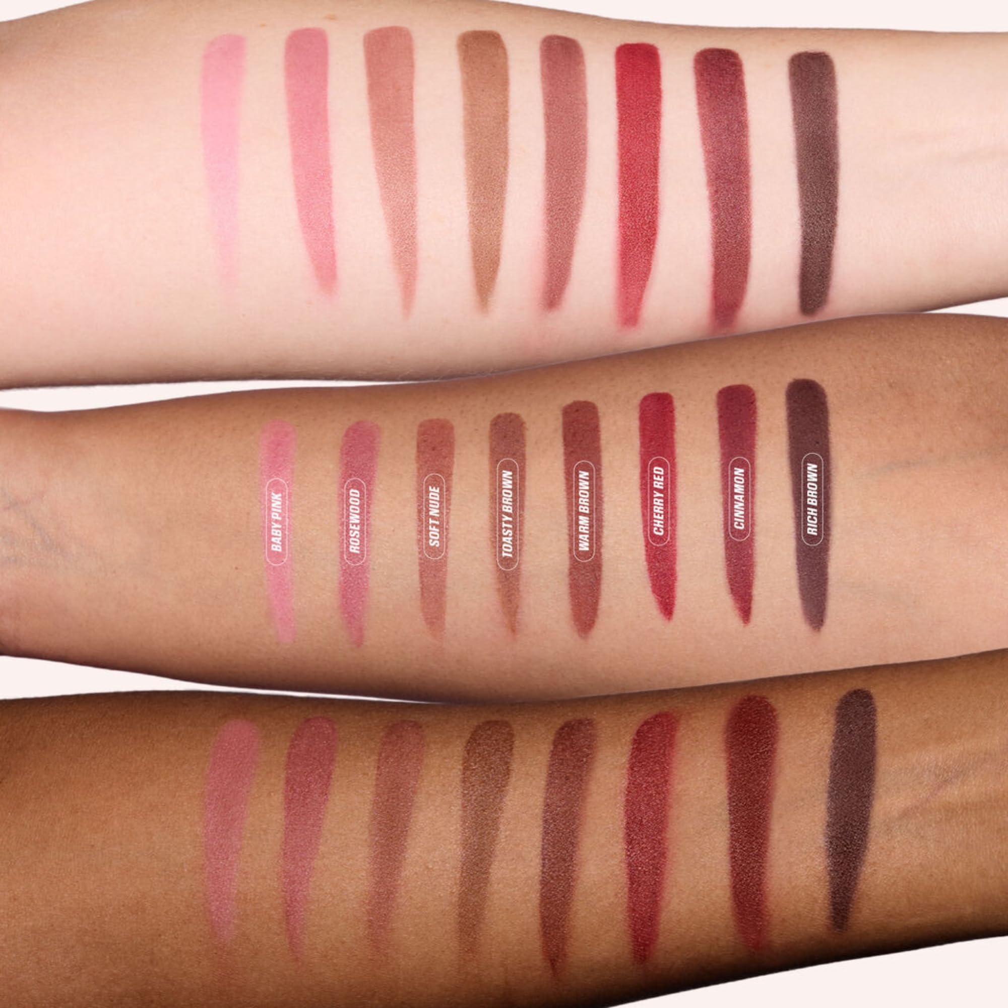 Huda Contour Lèvres Teinte, sans bavures et durable.