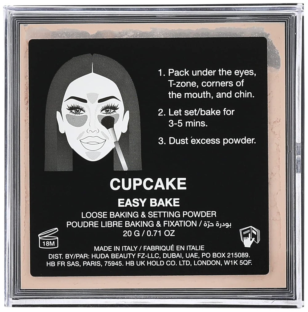 Application avec pinceau Hudabeauty Easy Bake Cupcake pour un contrôle précis