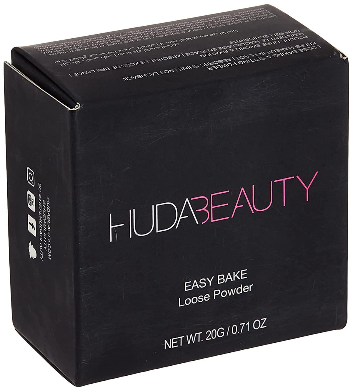 Hudabeauty Easy Bake Cupcake emballage élégant et pratique pour la poudre libre