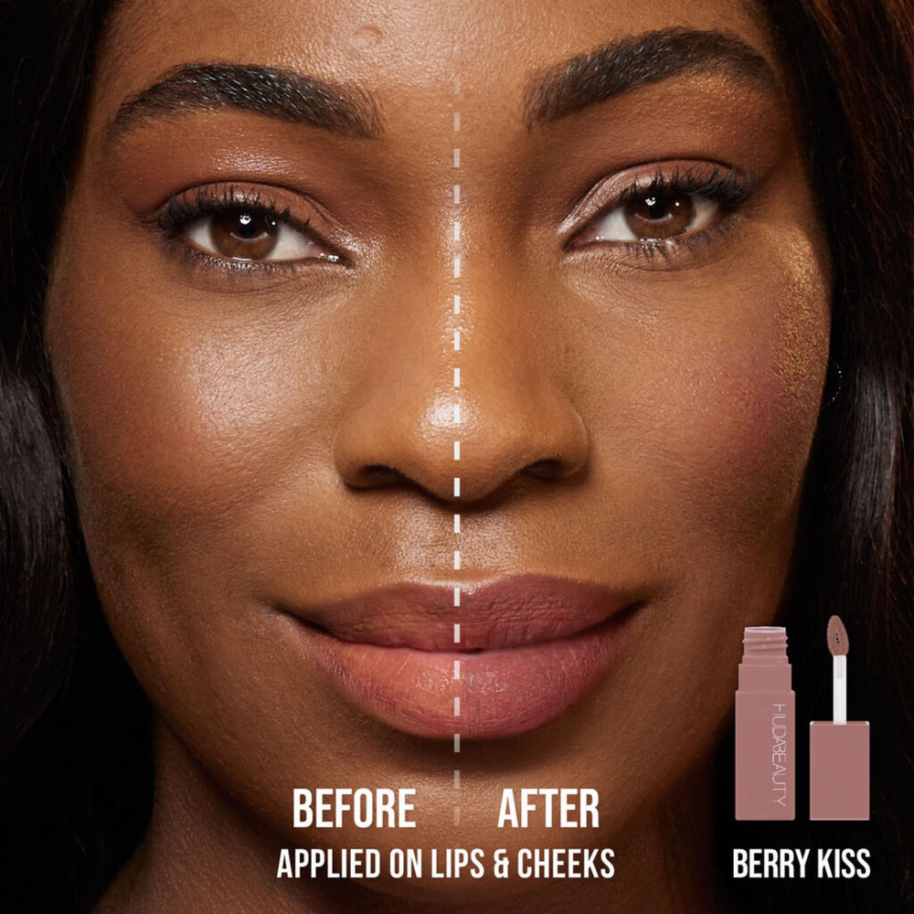HUDA BEAUTY Lip Blush Berry Kiss teinte lèvres naturelle et durable