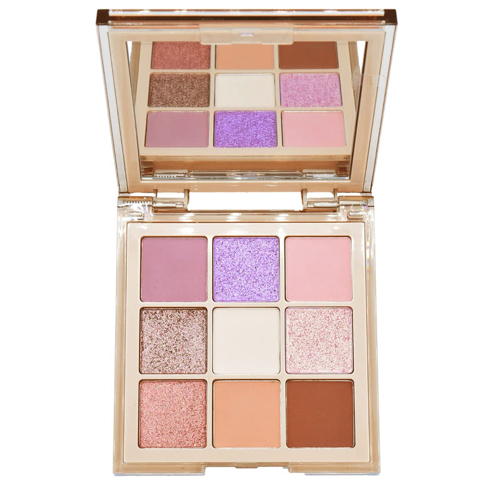 HUDA BEAUTY Nude Obsessions Nude Light – ombres nude clair mat pour un look naturel et polyvalent.