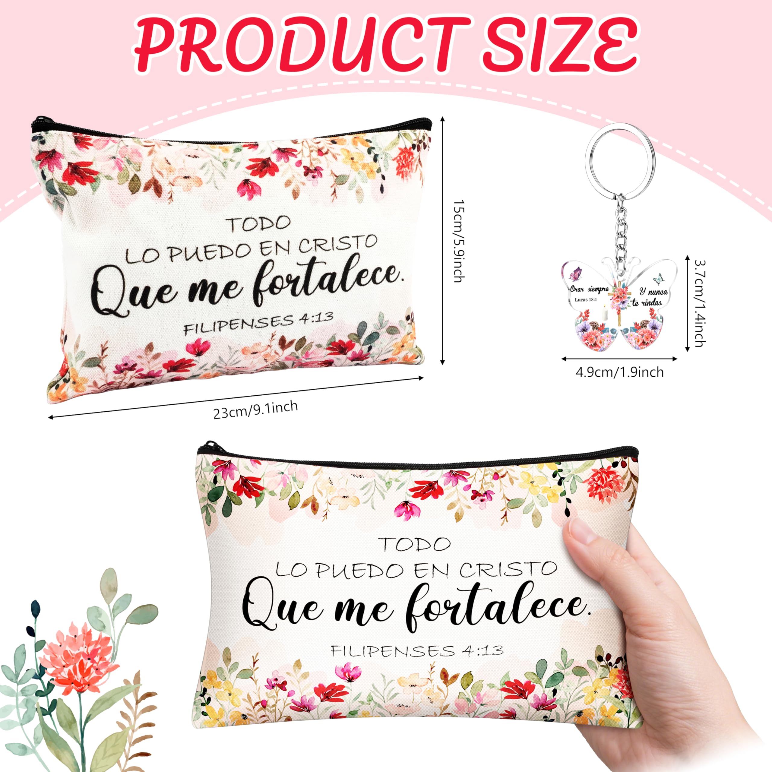 Sac-maquillage en toile HUFAND, durable, idéal pour produits beauté.