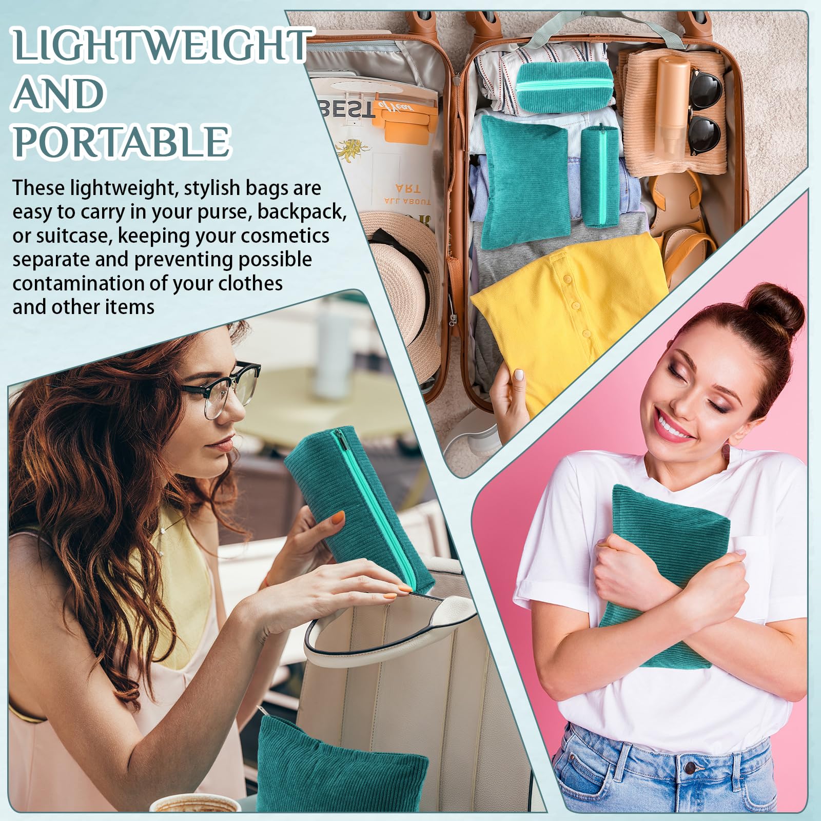 Huhumy pochette organisation accessoires beaute, ideale comme cadeau elegant.