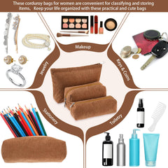 Huhumy tissu corduroy et doublure – lavage facile et entretien rapide