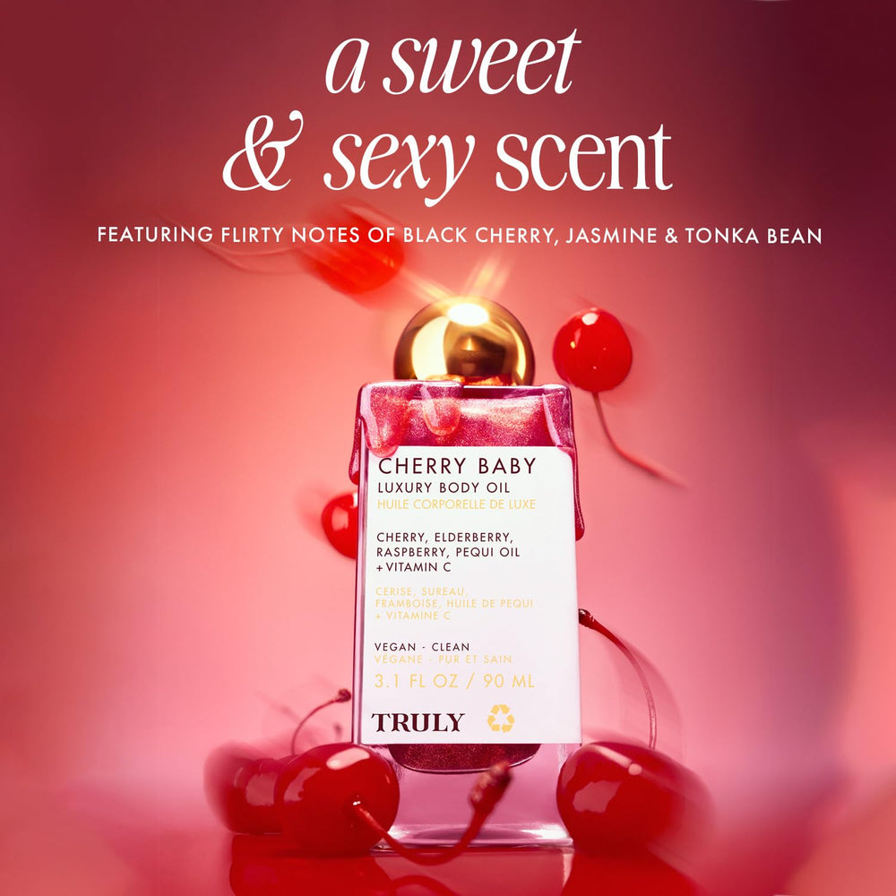 Truly cerise bébé: emballage luxe, idéal comme cadeau