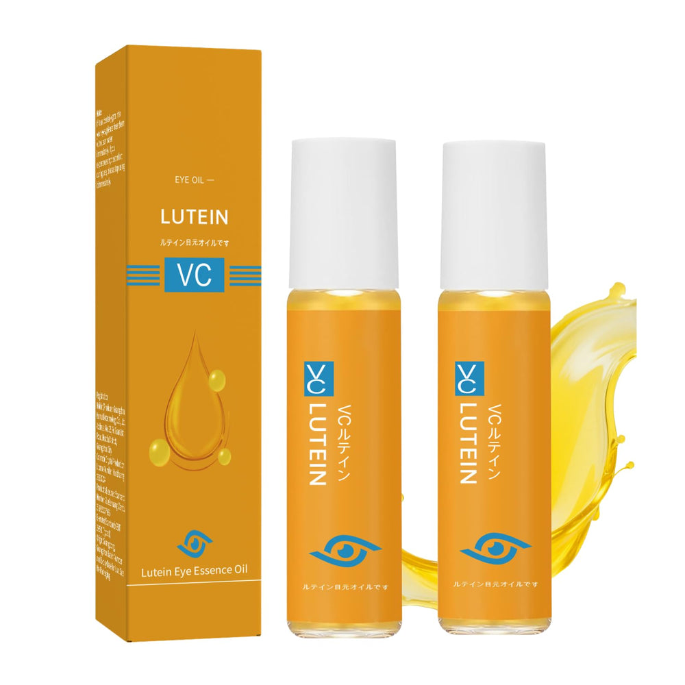 Lutein Yeux huile essentielle – bouteille-pompe pratique pour l’application autour des yeux.